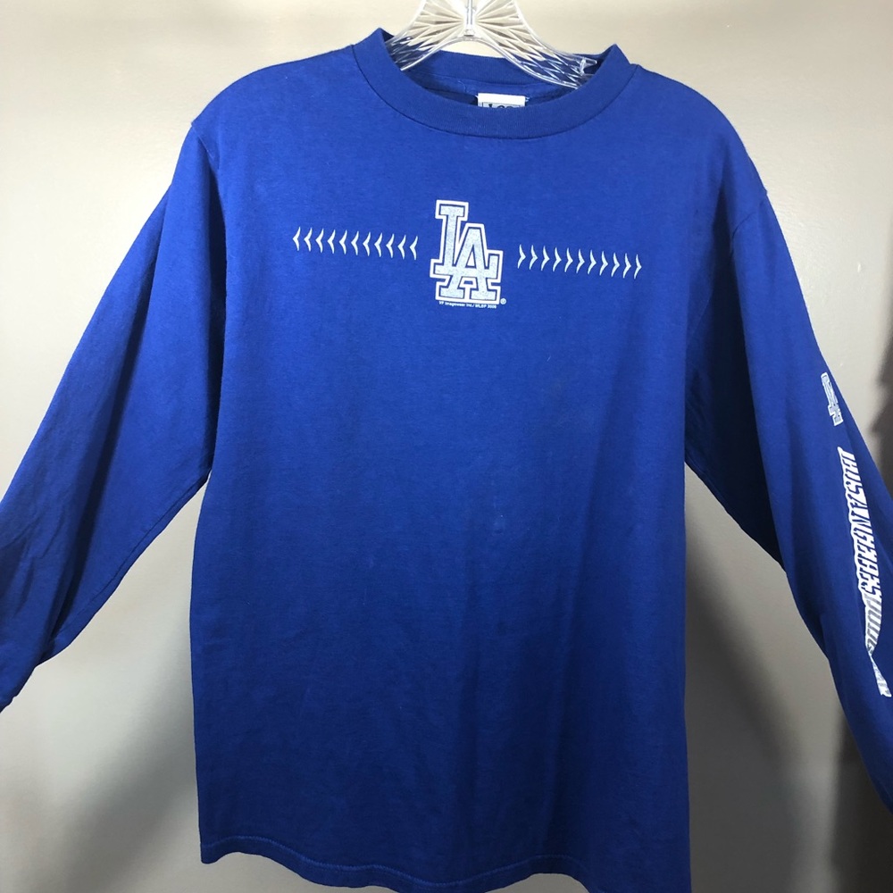 Boys XL 18/20 Los Angeles Dodgers LS Shirt